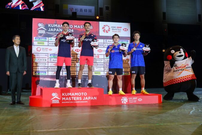 Fajar/Rian Taklukkan Jepang di Final Kumamoto Masters 2024