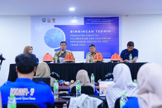 Diskominfo Pangkep Gelar Bimtek Penguatan Kapasitas dan Penyusunan Arsitektur SPBE