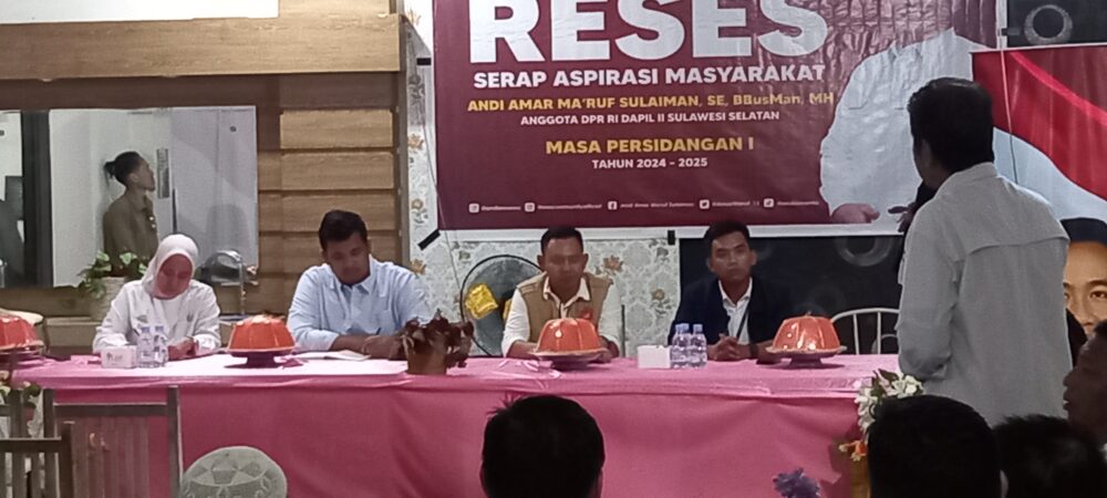Andi Amar Ma’rup Sulaiman Serap Aspirasi Warga Kepulauan di 4 Kecamatan