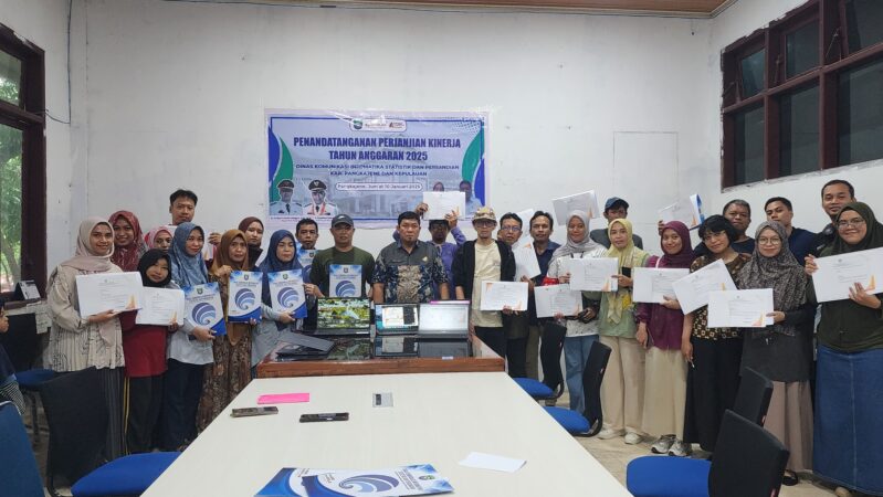 ASN Diskominfo SP Pangkep Teken Pakta Integritas