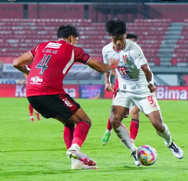 Bali United vs Malut United Sama Kuat 1-1