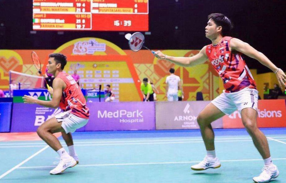 Menang Straight Game, Fikri/Daniel Lolos ke Semifinal Thailand Masters