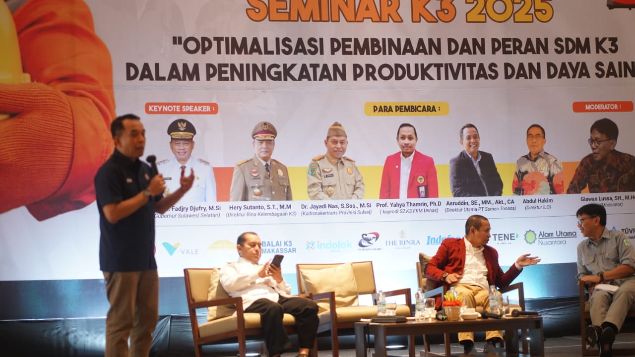 PT Semen Tonasa Perkuat Komitmen K3 di Seminar Nasional 2025