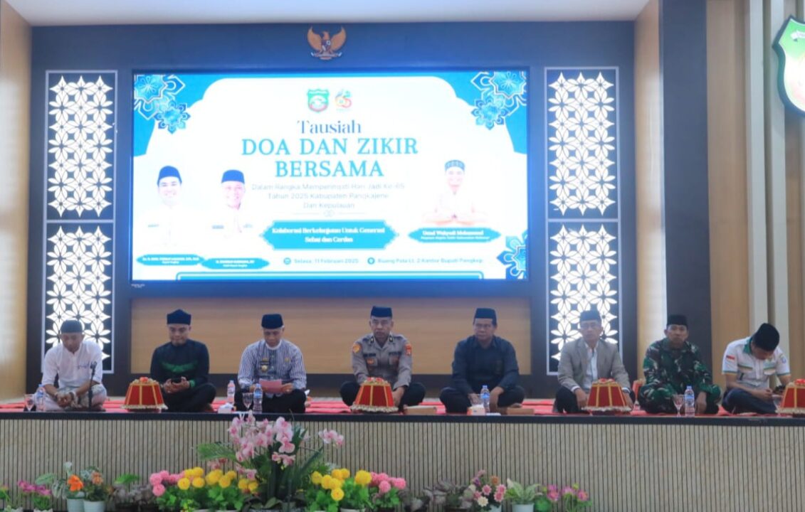 Jelang Puncak HUT Pangkep, Pemkab Adakan Zikir dan Doa Bersama