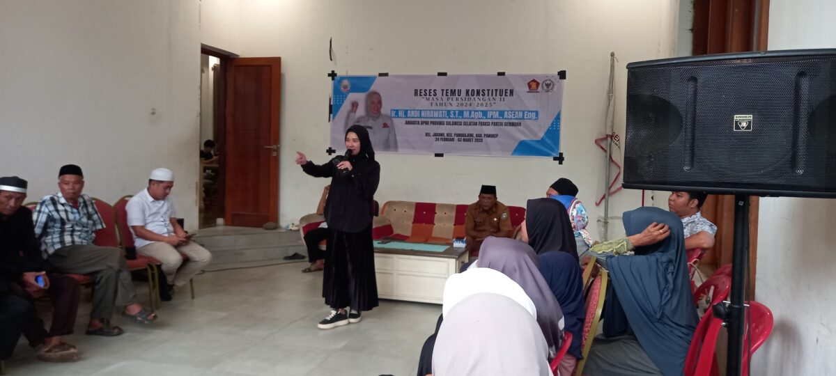 Andi Nirawati Gelar Reses di Pangkep, Ajak Masyarakat Berjuang Keluar dari Kemiskinan