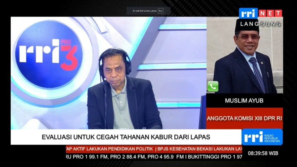 Antisipasi Pelarian Napi, Legislator Sarankan Lapas Sediakan Bilik Asmara