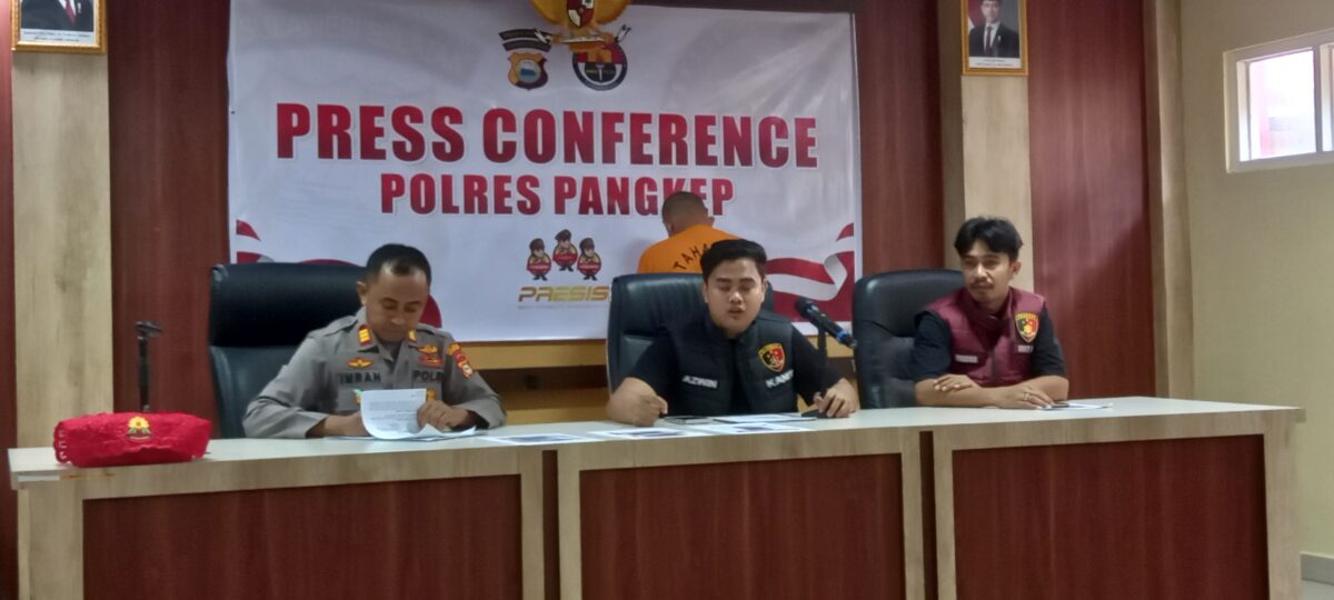 Sebar Konten Asusila, Pria Asal Polman Ditahan di Mapolres Pangkep