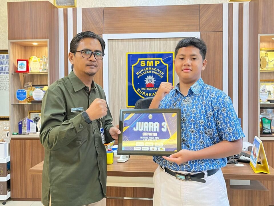 Mantap! Tim Suporter Panthera SMP Muh PK Juara 3 Liga Solo 2025