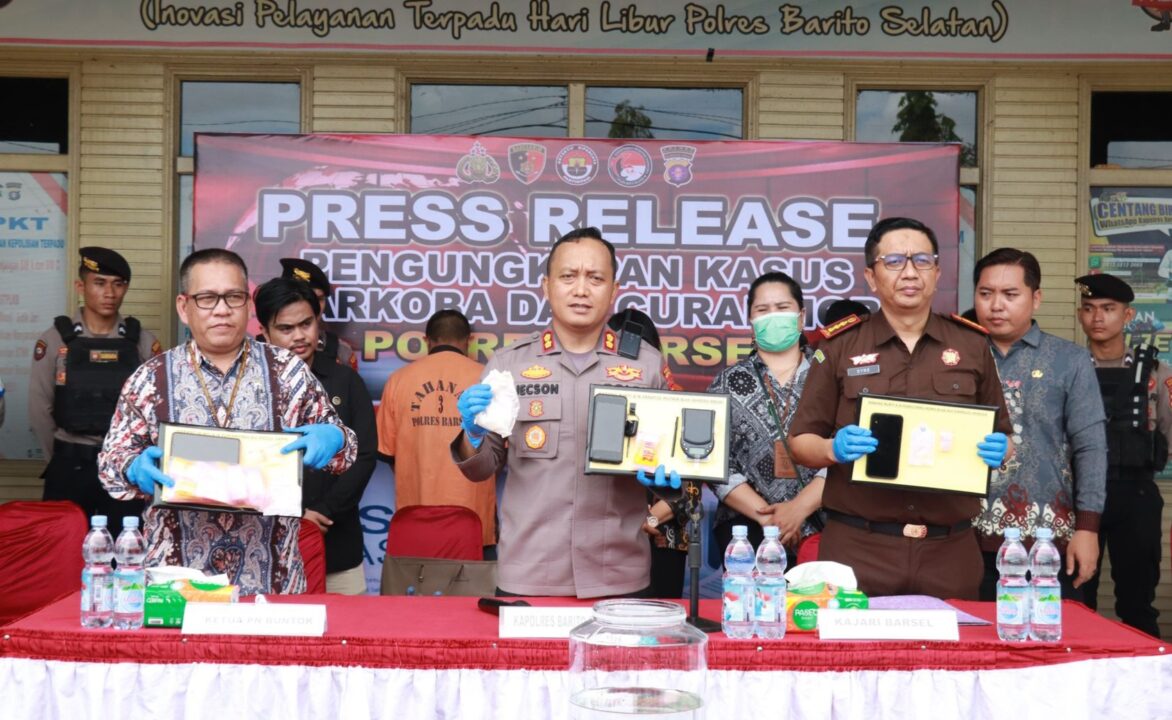 Dukung Asta Cita Presiden, Polres Barsel Bekuk Pelaku Narkoba dan Curanmor