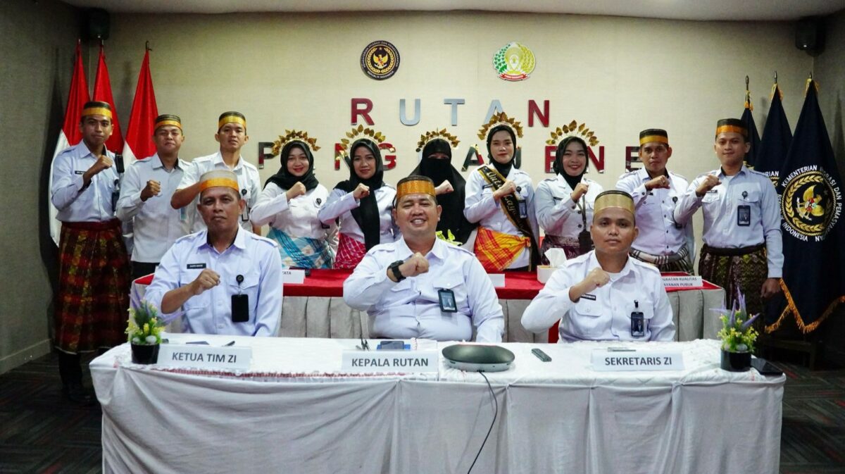 Rutan Pangkajene Tampilkan Inovasi Layanan dalam Evaluasi ZI Menuju WBBM 2025