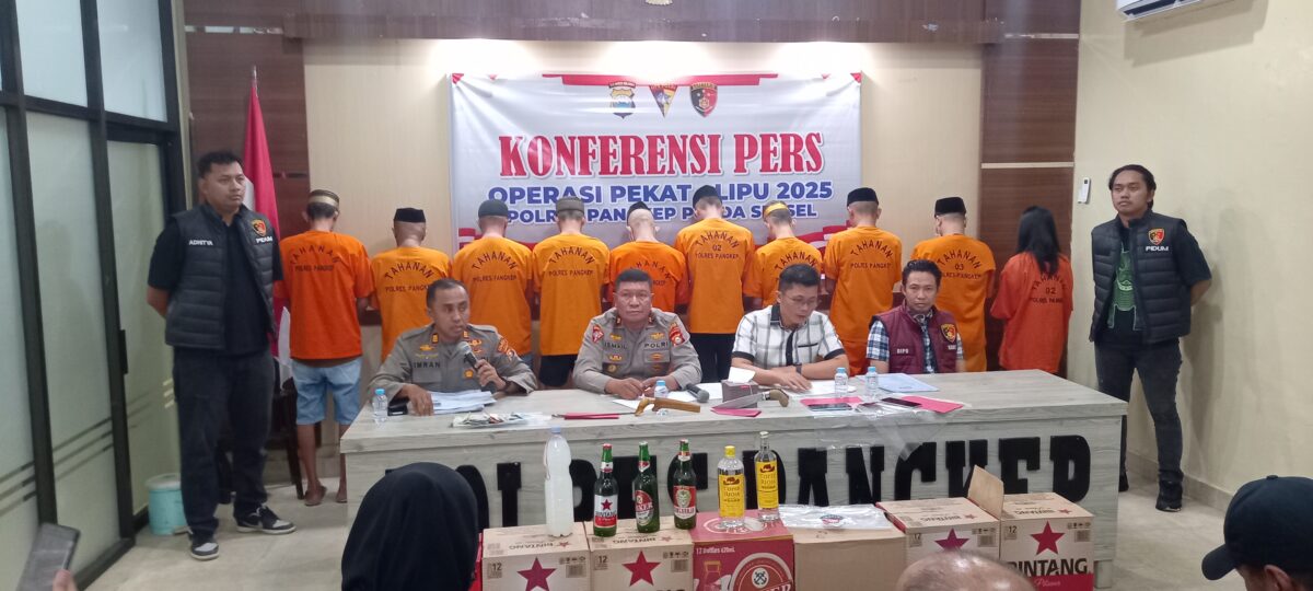 Polres Pangkep Sikat Preman, Prostitusi, dan Miras Ilegal Selama Operasi PEKAT