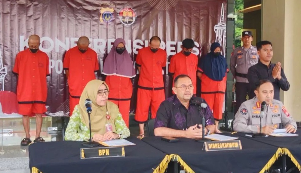 Kasus Mafia Tanah di DIY, 7 Tersangka, 6 Sudah Ditahan