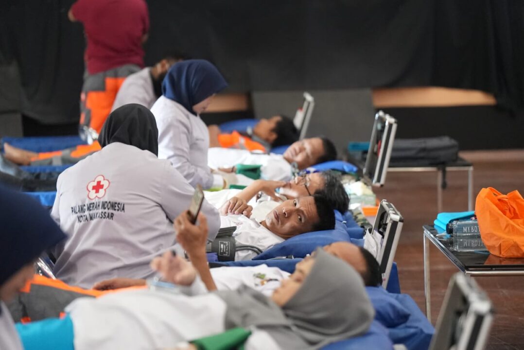 Kolaborasi STMC dan PMI, 150 Peserta Antusias Ikuti Donor Darah di Semen Tonasa