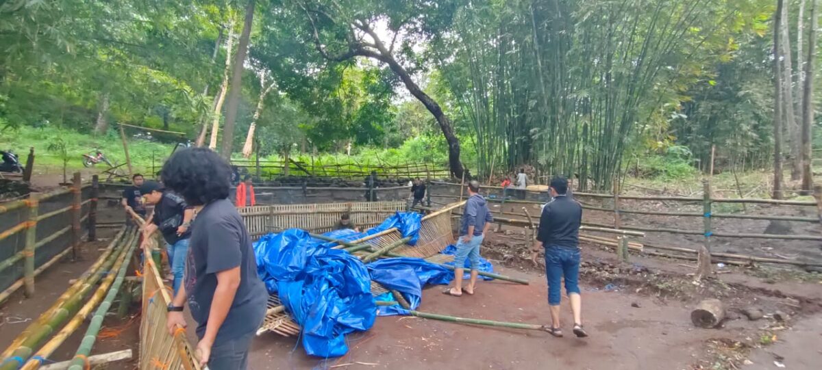 Satreskrim dan Polsek Mandalle Gerebek Judi Sabung Ayam, Pelaku Kocar-Kacir