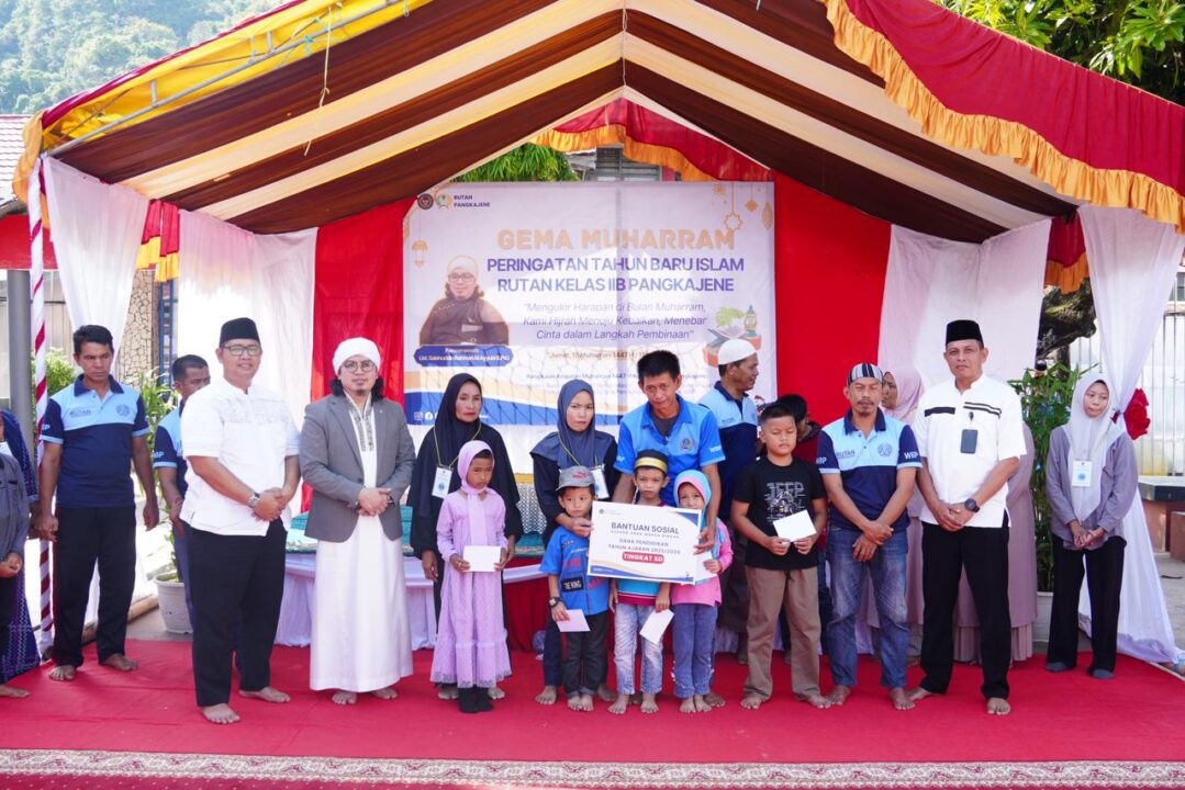 Rutan Pangkep Tutup Pekan Muharram dengan Penyaluran Dana Pendidikan