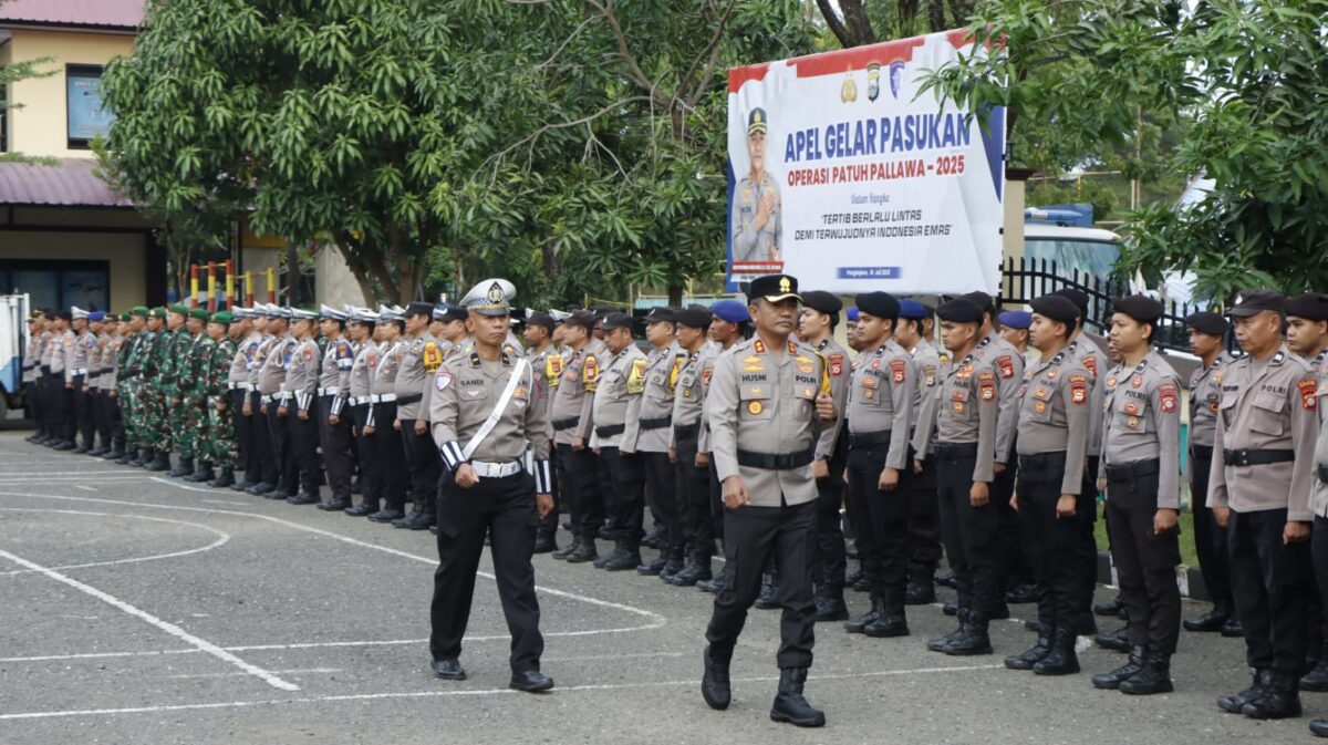 Operasi Patuh Pallawa 2025 Dimulai, Polres Pangkep Sisir Jalur Rawan dan Pengendara di Bawah Umur