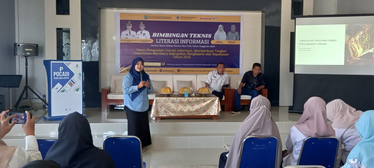 Bimtek Literasi Informasi Perpustakaan Pangkep, Jurnalis Harian Fajar Jadi Narasumber