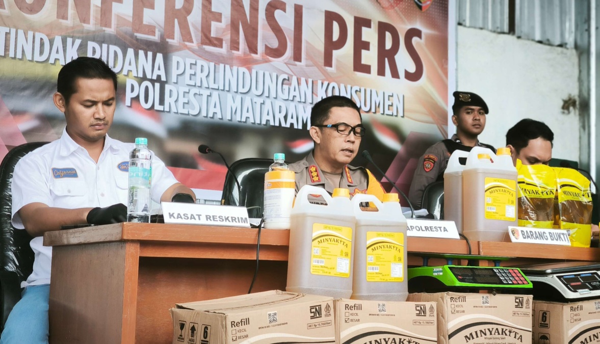 Curangi Konsumen, Pengusaha MinyaKita di Mataram Terancam 5 Tahun Penjara