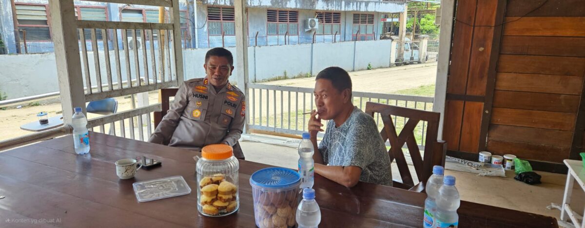 Kapolres Pangkep Silaturahmi Kamtibmas Bersama Mantan Bupati H. Syamsuddin A. Hamid