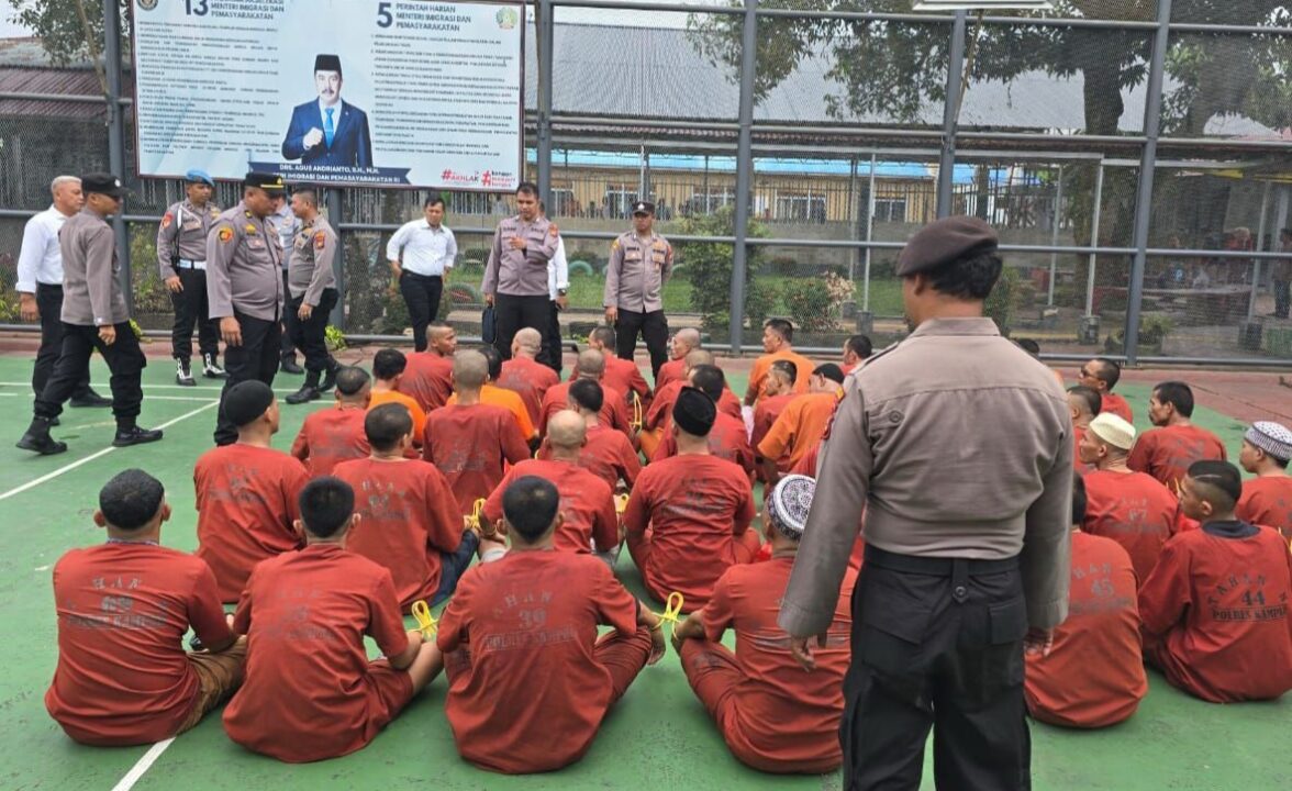 93 Tahanan Polres Kampar Dipindahkan ke Lapas Bangkinang