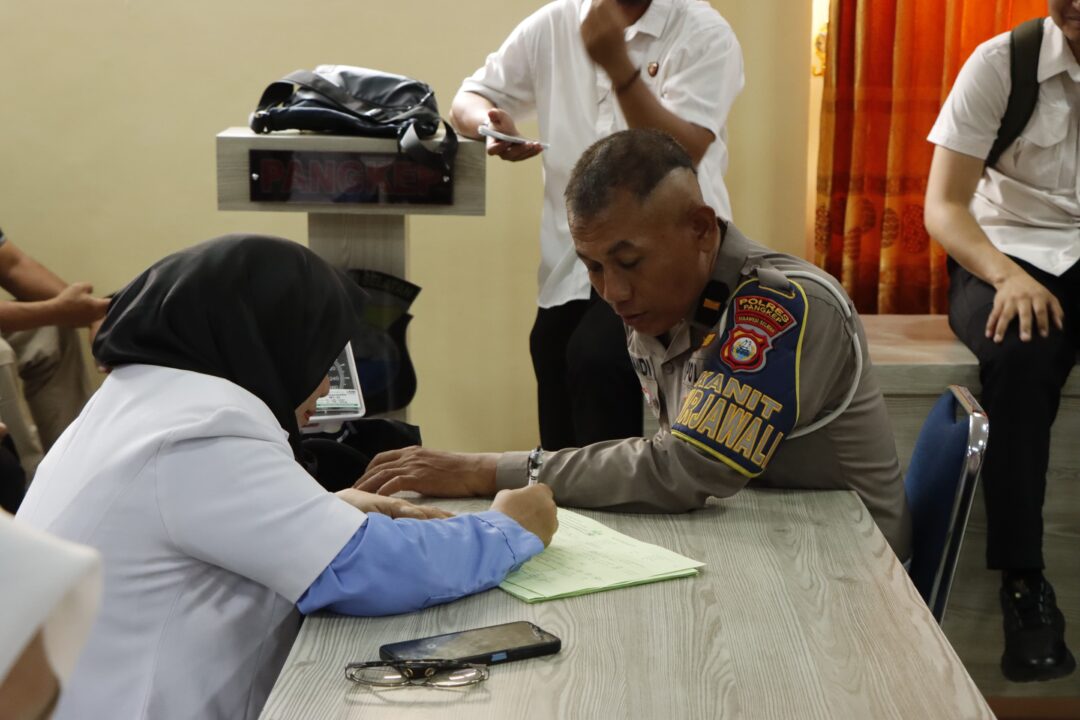 Polres Pangkep Sumbang 50 Kantong Darah di Momen HUT Lalu Lintas ke-70