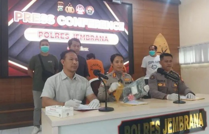 Polres Jembrana Tangkap 2 Pengedar Sabu Hampir 1 Ons
