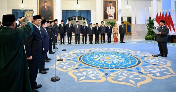 Presiden Prabowo Lantik 2 Menteri dan 3 Wamen Baru