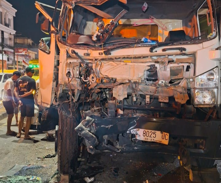 Tabrakan Beruntun di Pangkep, Libatkan 5 Kendaraan Dua Orang Luka
