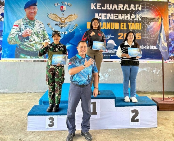 Kapolda NTT Apresiasi Briptu Gregoresia Laura, Polwan Berprestasi di Ajang Menembak 2025