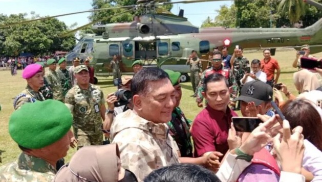 Menhan RI Kunjungi Rumah Duka Prajurit Gugur Asal Pangkep