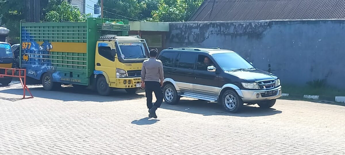 Cegah Penimbunan BBM, Polsek Pangkajene Awasi SPBU