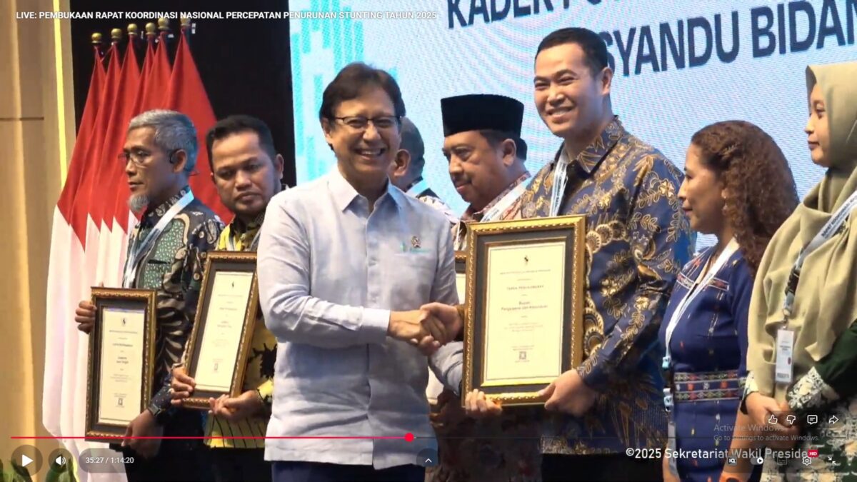 Berhasil Intervensi Penurunan Stunting, Bupati Pangkep MYL Raih Penghargaan Kemenkes