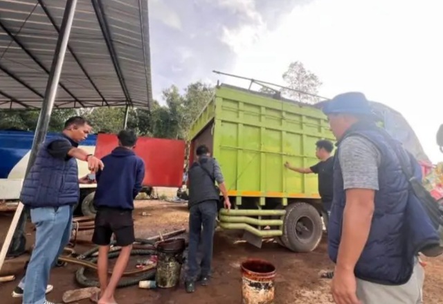 Polda Babel Gerebek Gudang Penimbunan BBM Subsidi, 42 Ton Disita