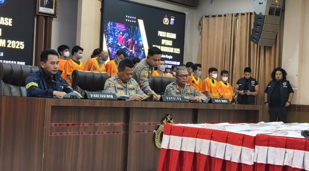 Puluhan Pelaku Kriminal di Kaltim Diringkus
