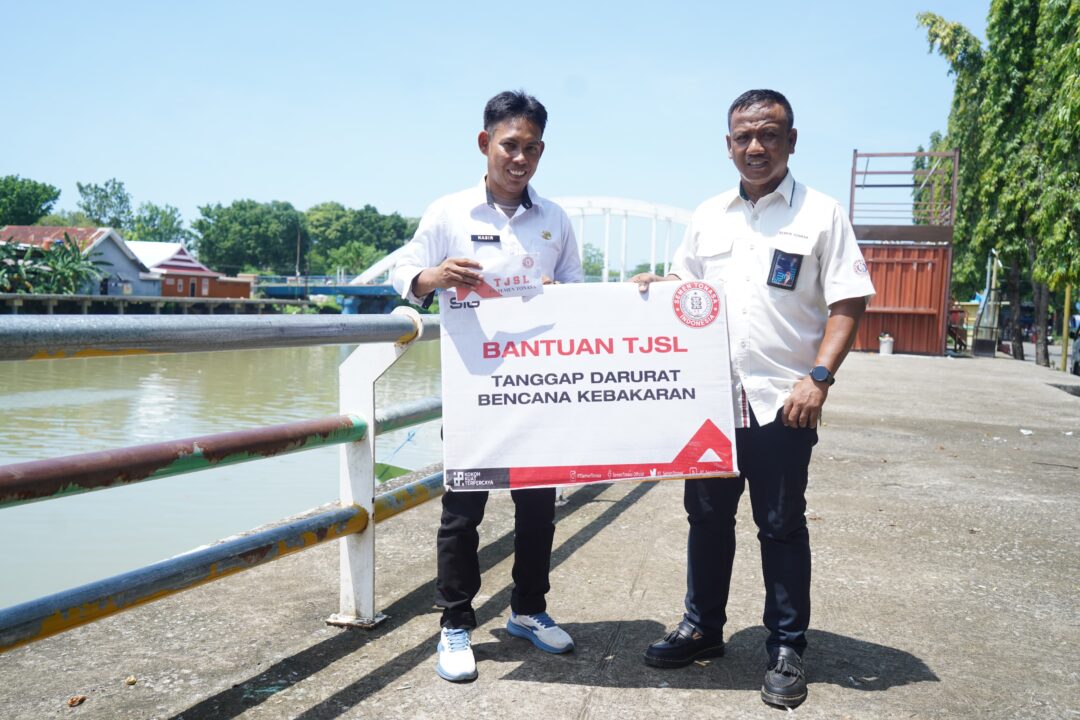 TJSL Semen Tonasa Bantu Korban Bencana Puting Beliung dan Kebakaran di Pangkep