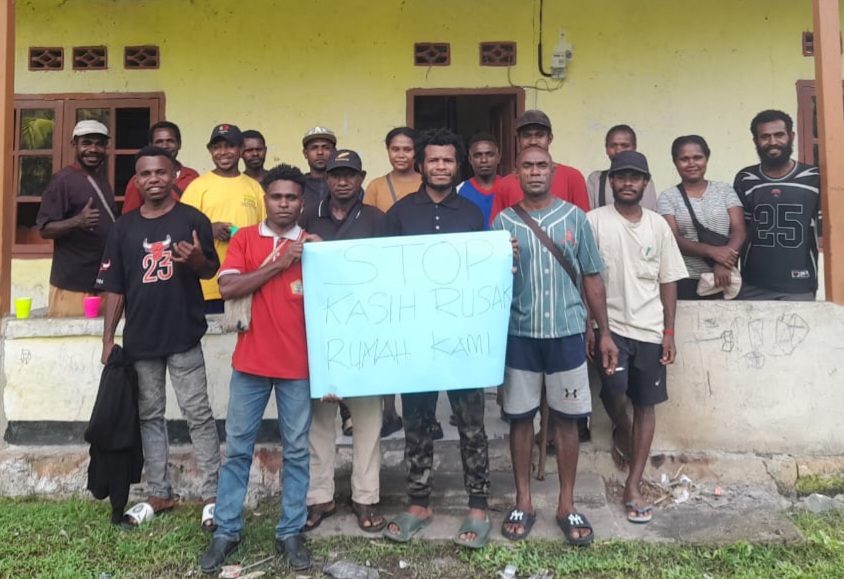 Anak Muda Adat Knasaimos Tegas Tolak PSN di Papua