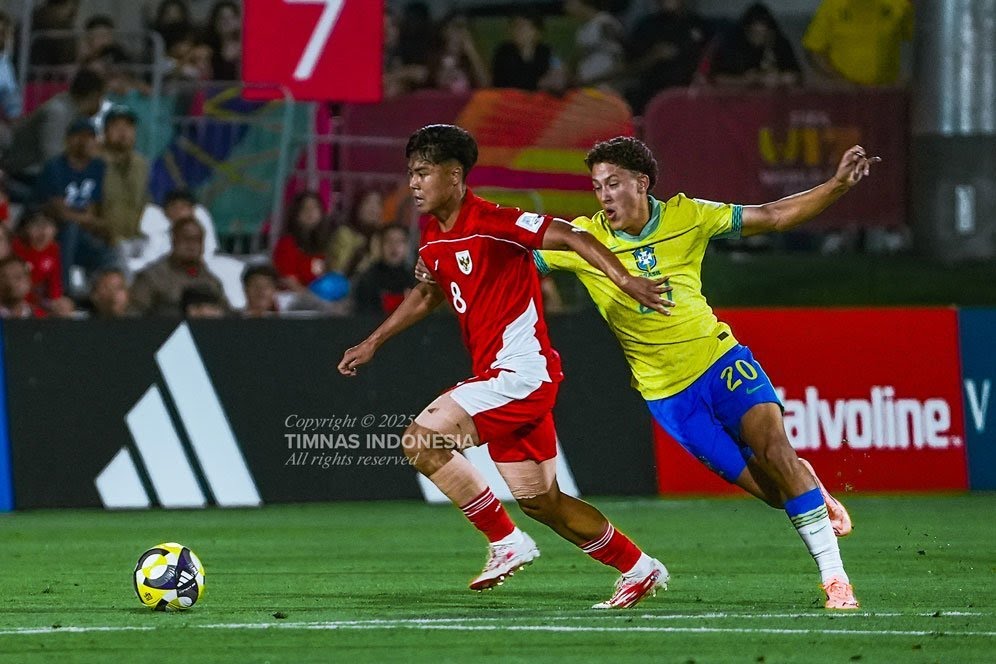 Garuda Muda Belum Beruntung, Dihantam Brasil 4-0 di Piala Dunia U-17 2025