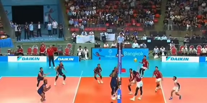Indonesia vs Thailand, Final Voli Berakhir Dramatis