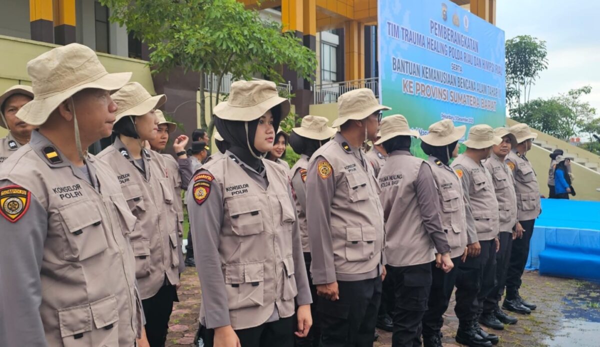 Polda Riau Kerahkan 42 Psikolog Pulihkan Trauma Korban Banjir Bandang di Sumbar