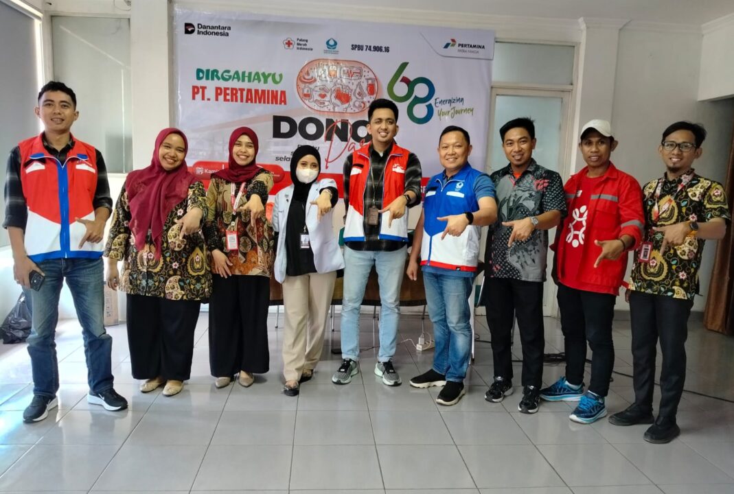 HUT ke-68 Pertamina, SPBU Pangkajene Gelar Donor Darah Bersama PMI