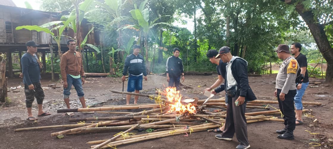 Judi Sabung Ayam di Desa Taraweang Digerebek Polisi
