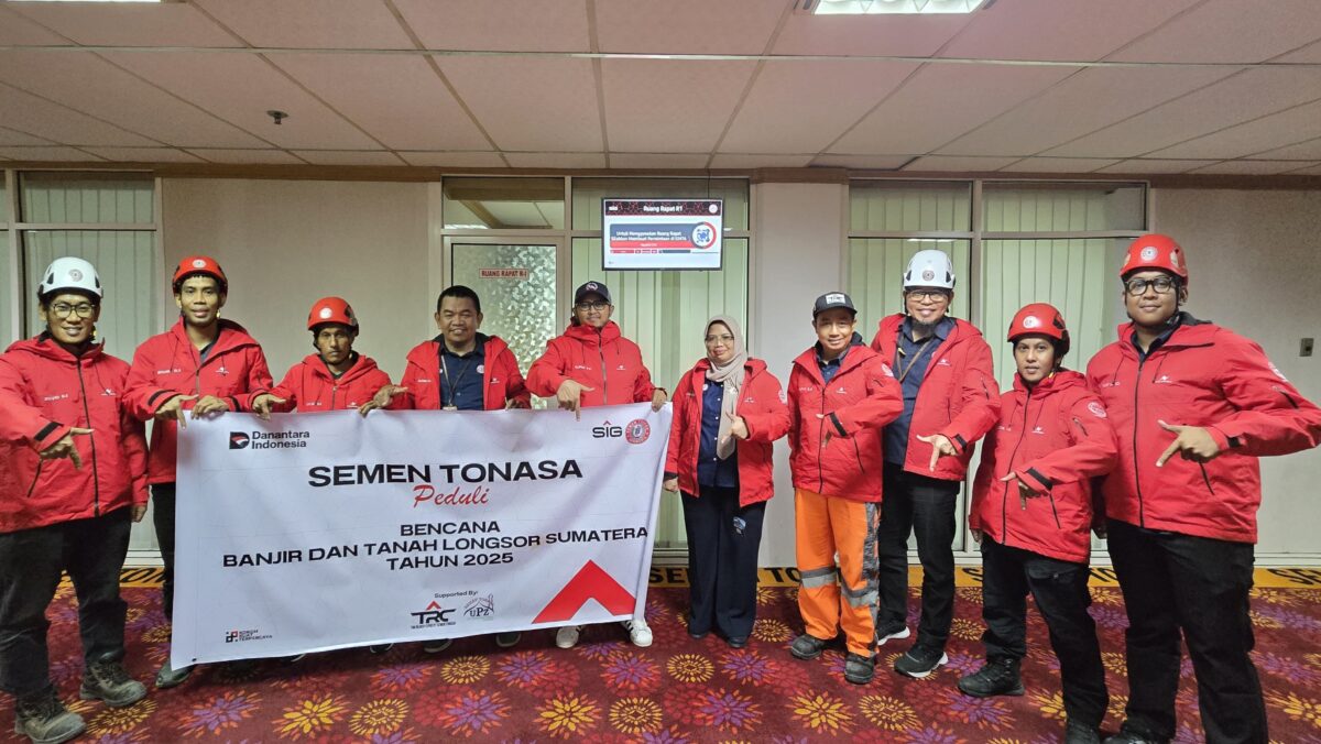 PT Semen Tonasa Kerahkan Tim TRC Bantu Penanganan Bencana di Sumatera