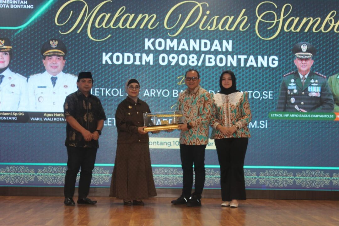 Wali Kota Bontang Sambut Dandim Baru, Apresiasi Dedikasi Letkol Inf Aryo Bagus Daryanto