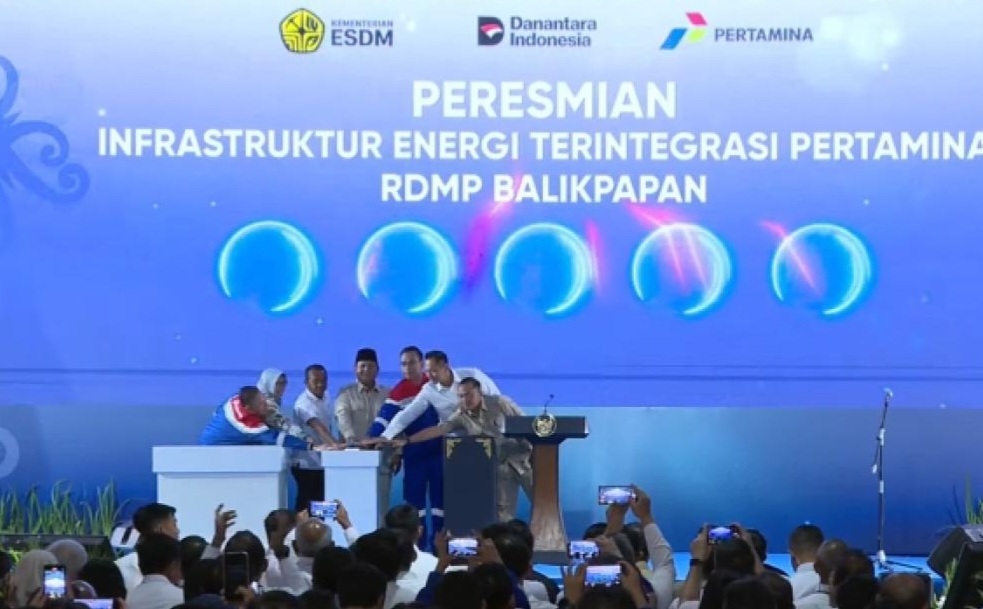 Kilang Terbesar Indonesia Diresmikan, Prabowo: Kita Tak Boleh Bergantung Energi dari Luar