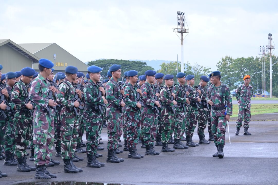 Lanud Sultan Hasanuddin Asah Disiplin dan Kebugaran Personel Lewat Minggu Militer