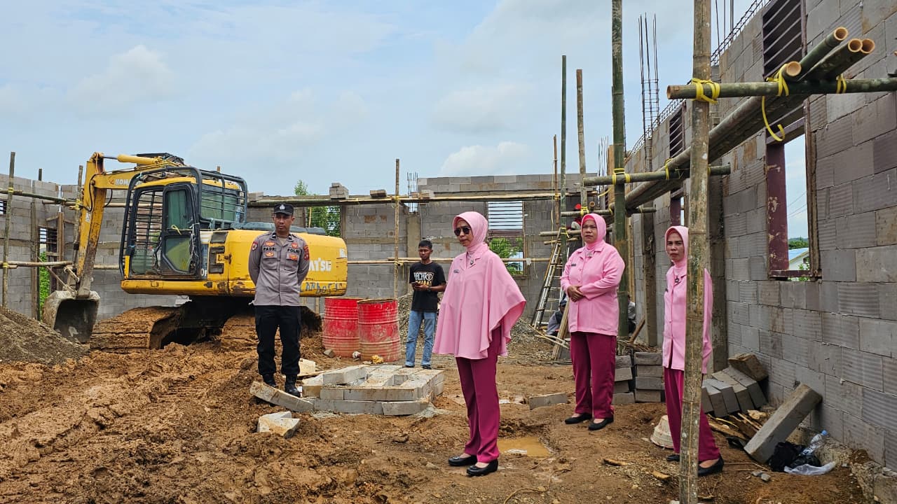 Pembangunan Dapur SPPG Polres Pangkep Jadi Perhatian Ketua Bhayangkari