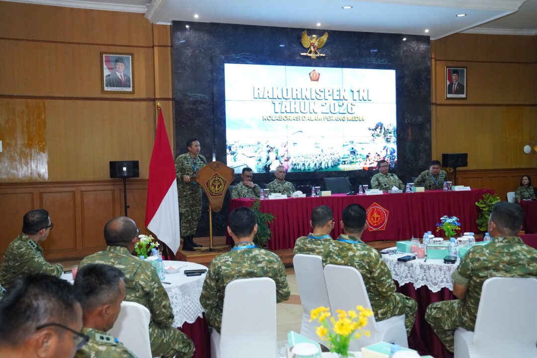 TNI Gelar Rakornispen 2026, Perkuat Strategi Hadapi Perang Informasi Digital
