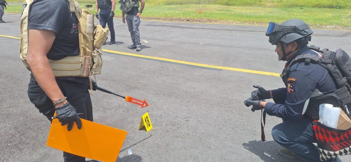 Olah TKP Penembakan Pesawat Smart Air di Boven Digoel, 13 Lubang Tembakan Ditemukan