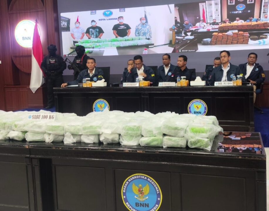 Operasi Gabungan BNN Bongkar Jaringan Narkotika Aceh, 360 Kg Sabu dan Ganja Disita