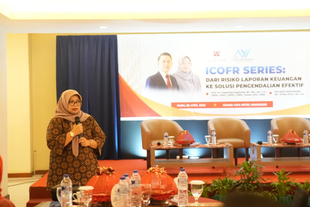 Direktur Keuangan PT Semen Tonasa Jadi Pembicara di ICOFR Series